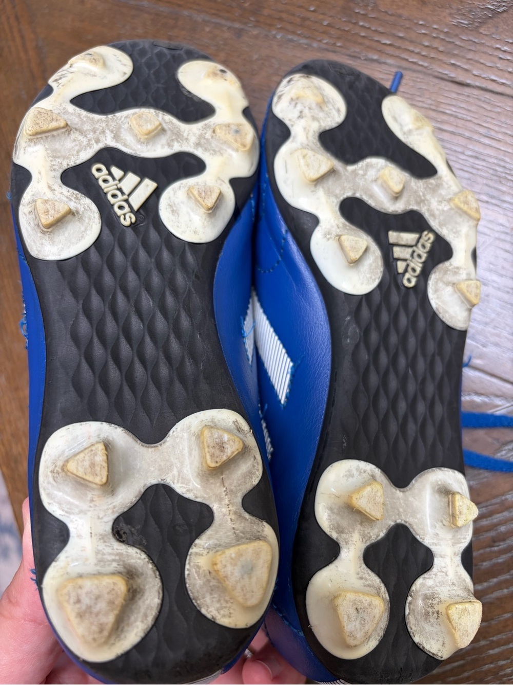 adidas Youth Soccer Cleats Blue Size 1 SGC753002 - Picture 6 of 7